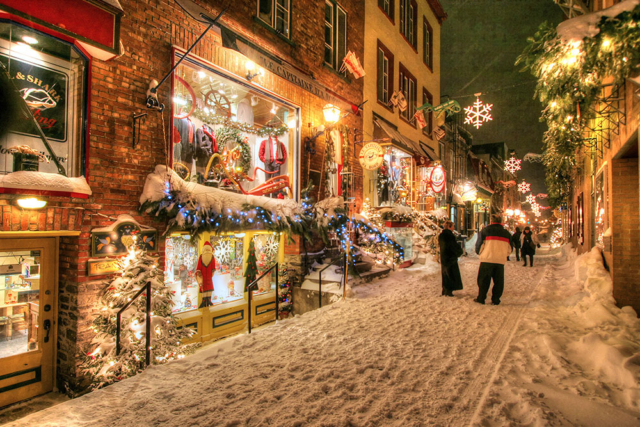 Old Quebec City District Alley - Stock Photos, Pictures & Images