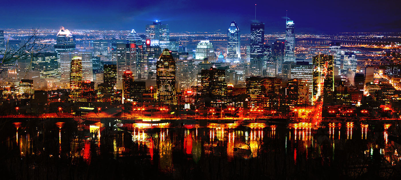 Montreal City in Double - Stock Photos, Pictures & Images