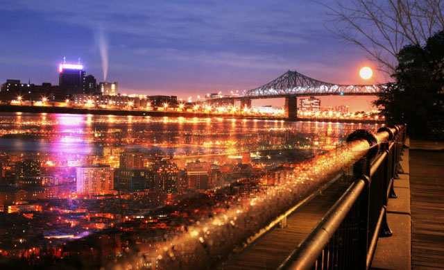 Montreal Jacques Cartier Bridge and River - Stock Photos, Pictures & Images