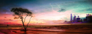 Colorful Apocalyptic Landscape 06 - Stock Photos, Pictures & Images