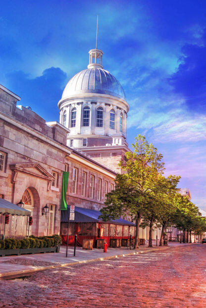 Old Montreal Bonsecour Market - Just Colorful Stock Photos and Animations for all your Projects.