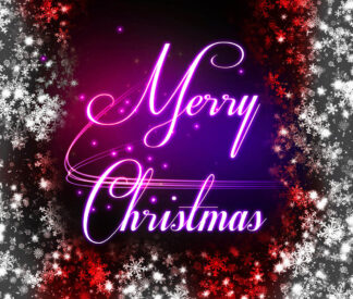 Merry Christmas Wishes Text in Purple - Just Colorful Stock Photos and Animations for all your Projects.