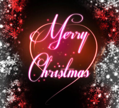 Merry Christmas Wishes Text in Red - Just Colorful Stock Photos and Animations for all your Projects.