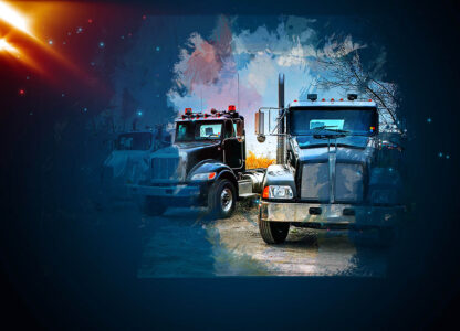 Truck Fleet Art Background - Just Colorful Stock Photos and Animations for all your Projects.