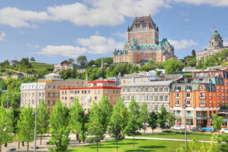 Historic Old Quebec City District - Just Colorful Stock Photos and Animations for all your Projects.