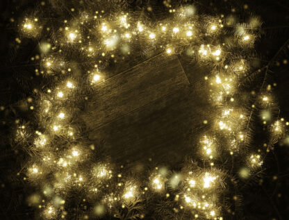 Sepia Round Christmas Lights Set - Just Colorful Stock Photos and Animations for all your Projects.