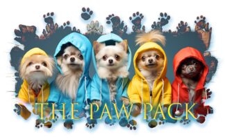 The Paw Pack Dog Trace Artwork
